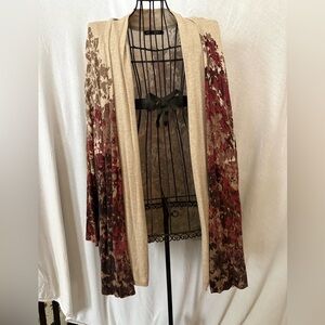 ZoZo Elegant Beige and Burgundy Women's Sweater